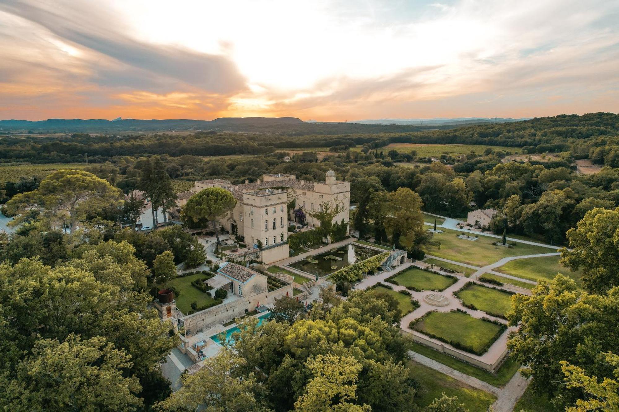 Chateau De Pondres Villevieille Buitenkant foto